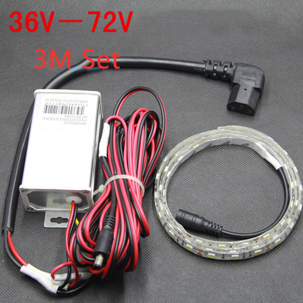 LED Headlight for Electric Scooter - 48V 60V 72V Waterproof Front Lamp