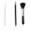 Professional Nail Art Scraping Brush Set - Dual-Use Gold Pen & Bamboo Stick Tool
