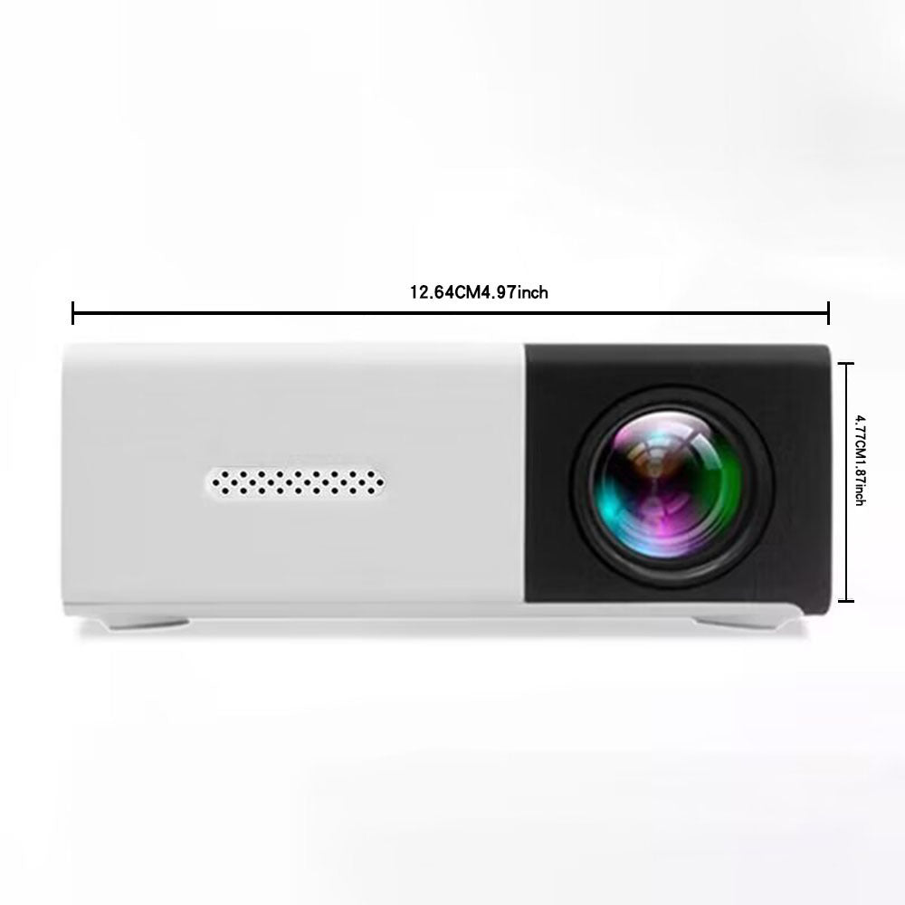 Projection Factory Cross-border Hot Mini-portable Projector Yg300 Small Yellow Machine HD Home Recommend Projector