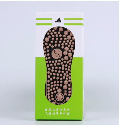 Acupoint Massage Socks - Combed Cotton Reflexology Therapy Socks for Home Use (200g)