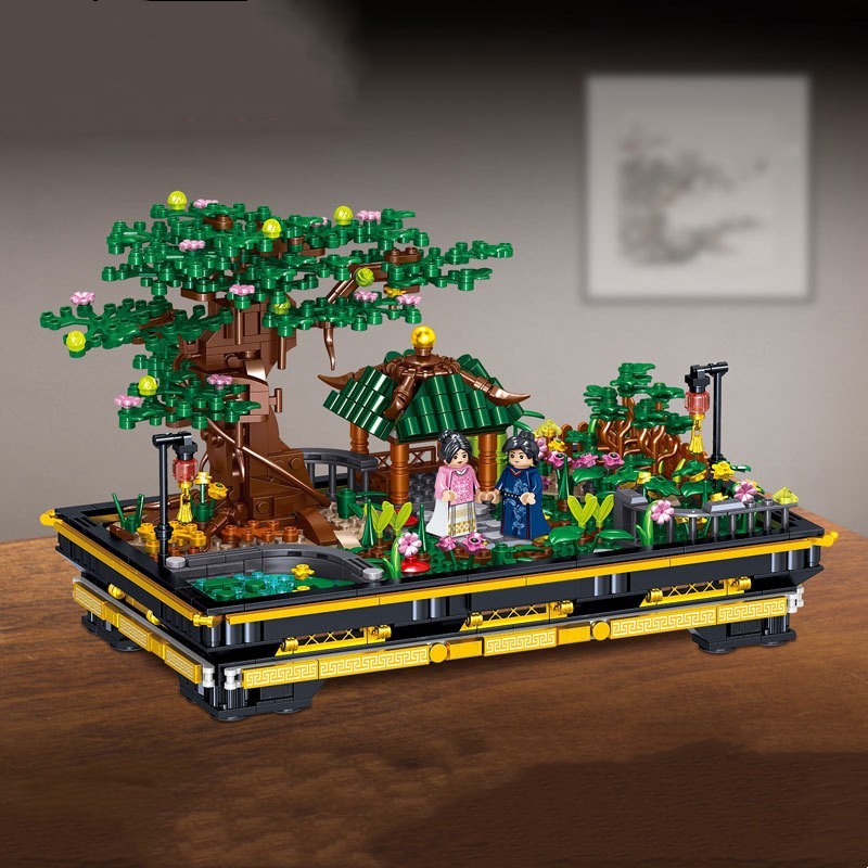 Mini Succulent Pine Bonsai Tree - Artificial Desktop Plant Model for Home & Office