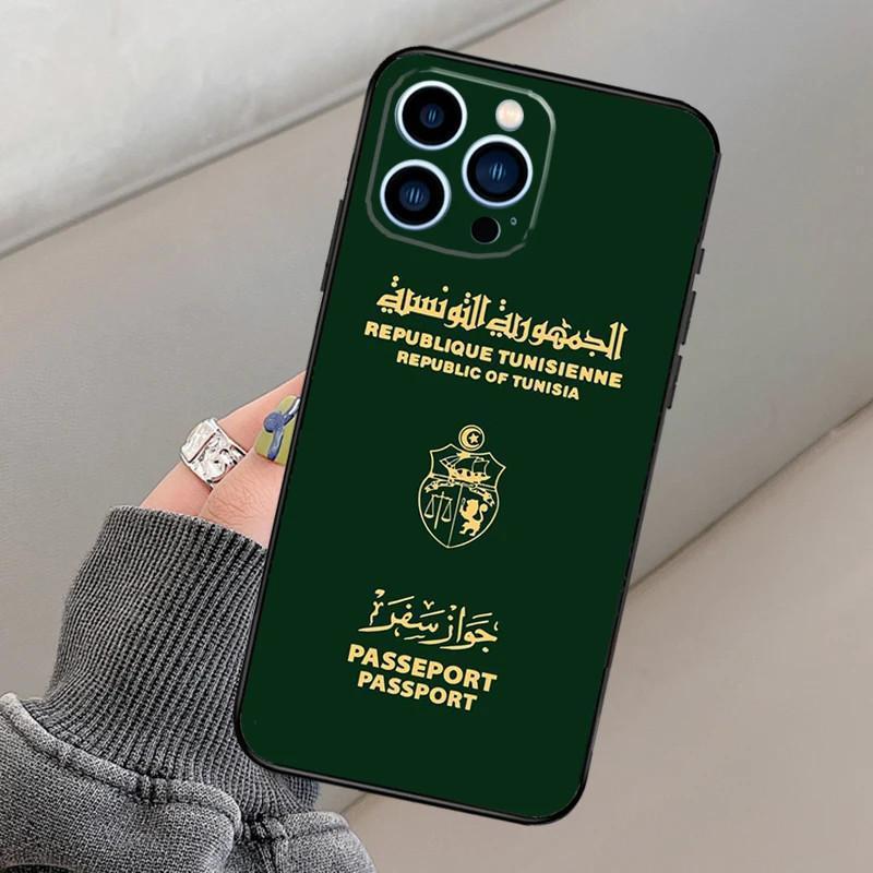 Passport Phone Case - Algeria Serbia Spain Flag Design | Travel Themed Cover
