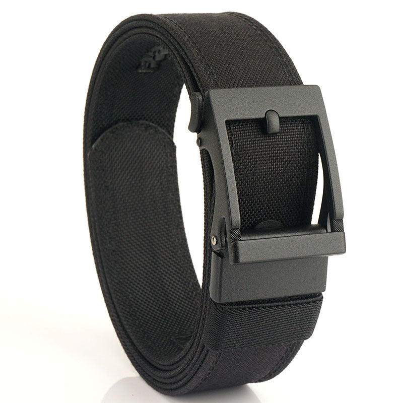 Men's Tactical Belt - Automatic Buckle Nylon Web Belt for Outdoor & Casual (300g)