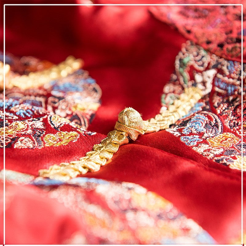 Dog Tang Dress Wedding Dress Celebrating The New Year