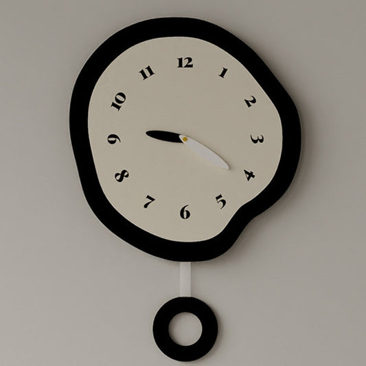 Creative Irregular Wall Clock - Modern Decorative Art Clock for Home (820g)