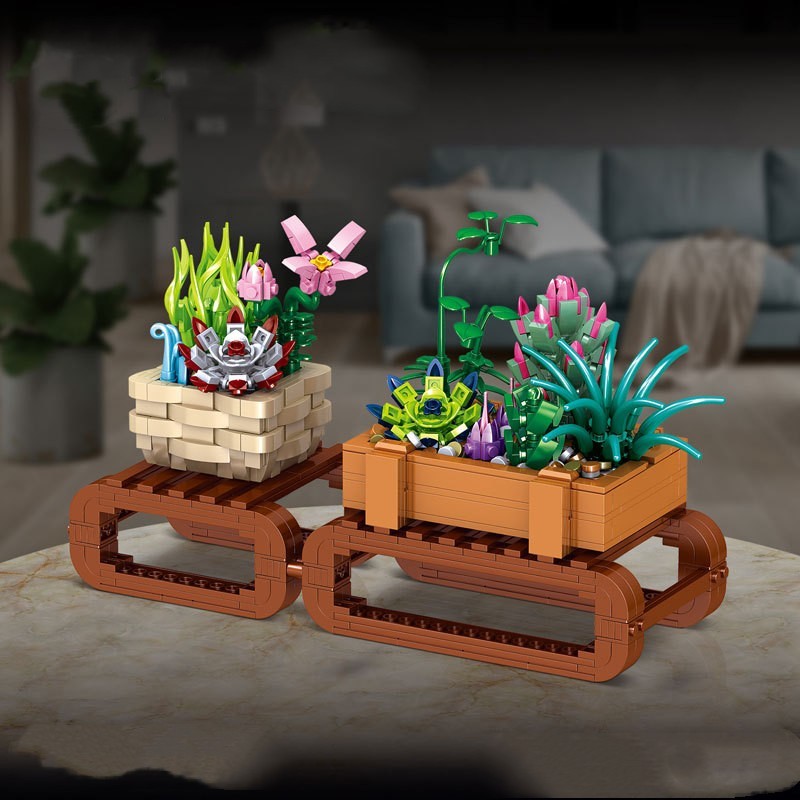 Mini Succulent Pine Bonsai Tree - Artificial Desktop Plant Model for Home & Office