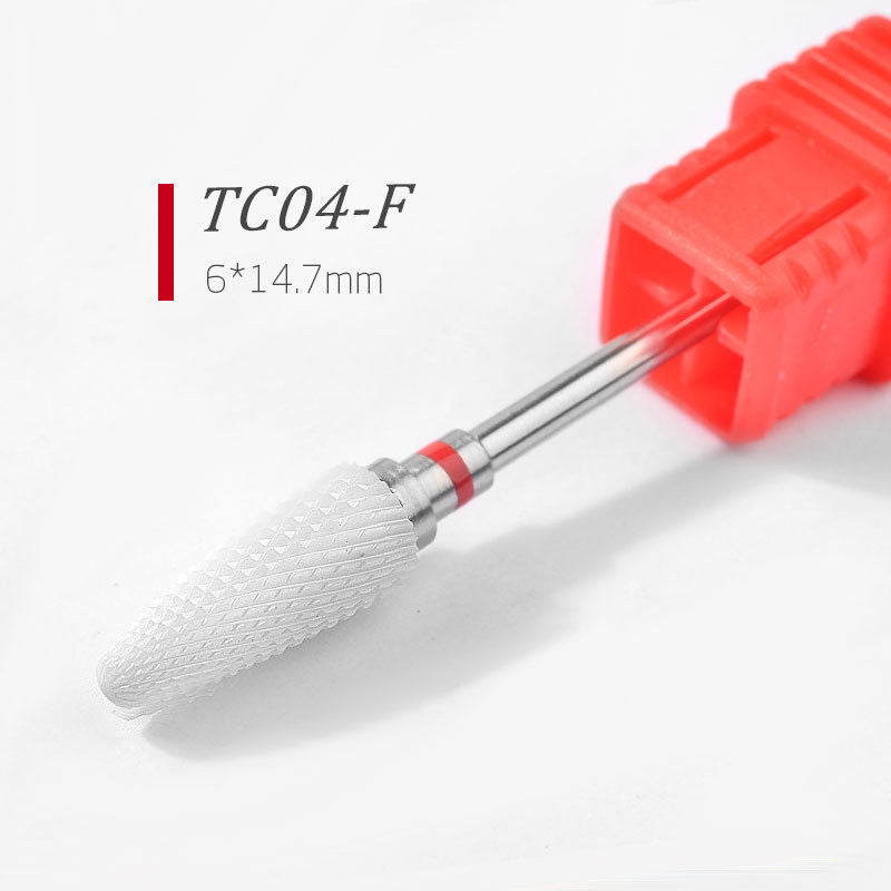 Ceramic Nail Drill Bit - Professional Polishing Bit for Gel Removal & Manicure (50g)
