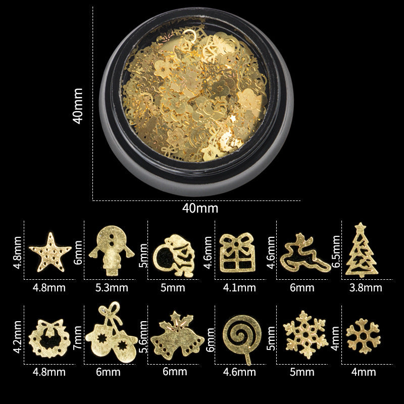 Christmas Nail Art Stickers - Festive Holiday Nail Decals & Designs for Winter Manicure