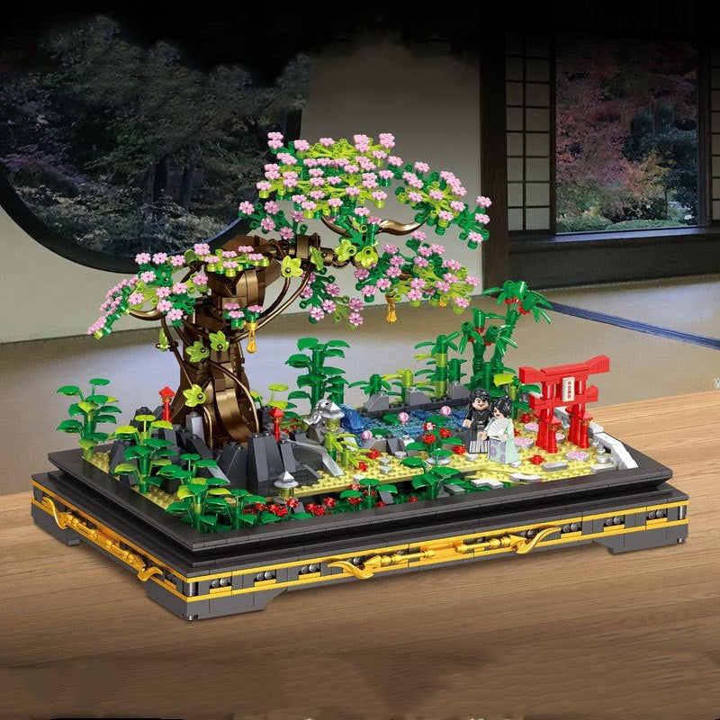 Mini Succulent Pine Bonsai Tree - Artificial Desktop Plant Model for Home & Office