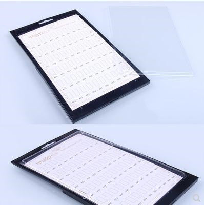 Nail Art Display Color Card - 60 Tip Exhibition Board for Salon & Portfolio (170g)