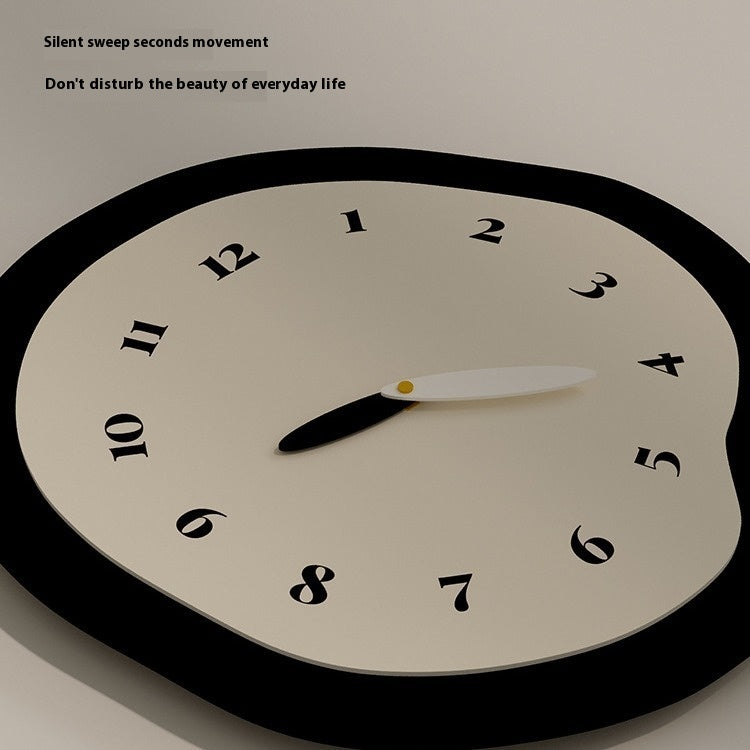 Creative Irregular Wall Clock - Modern Decorative Art Clock for Home (820g)