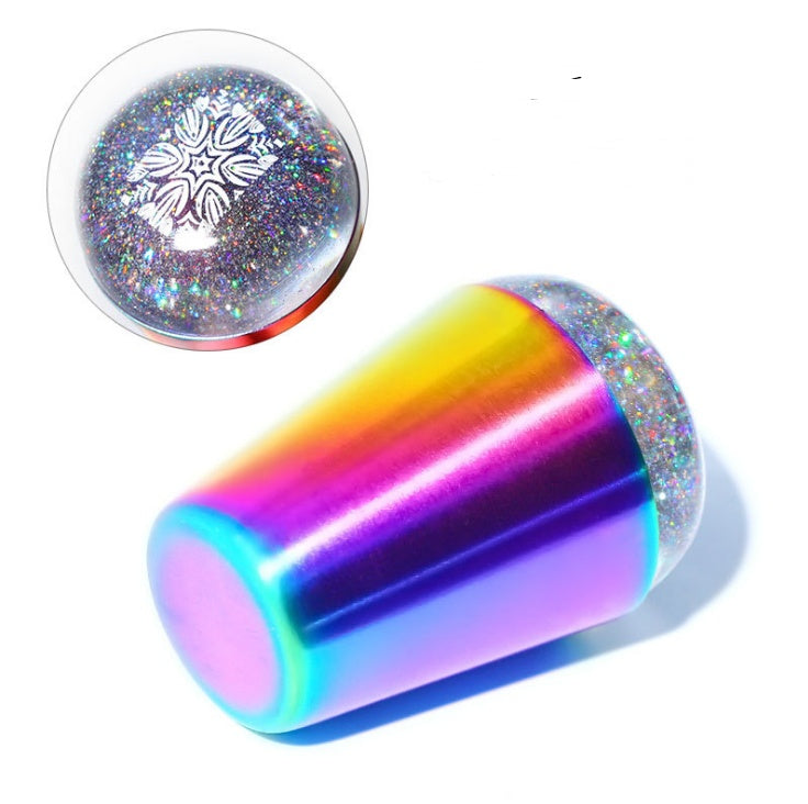 Professional Nail Art Stamper & Scraper Set - Silicone Stamping Tool