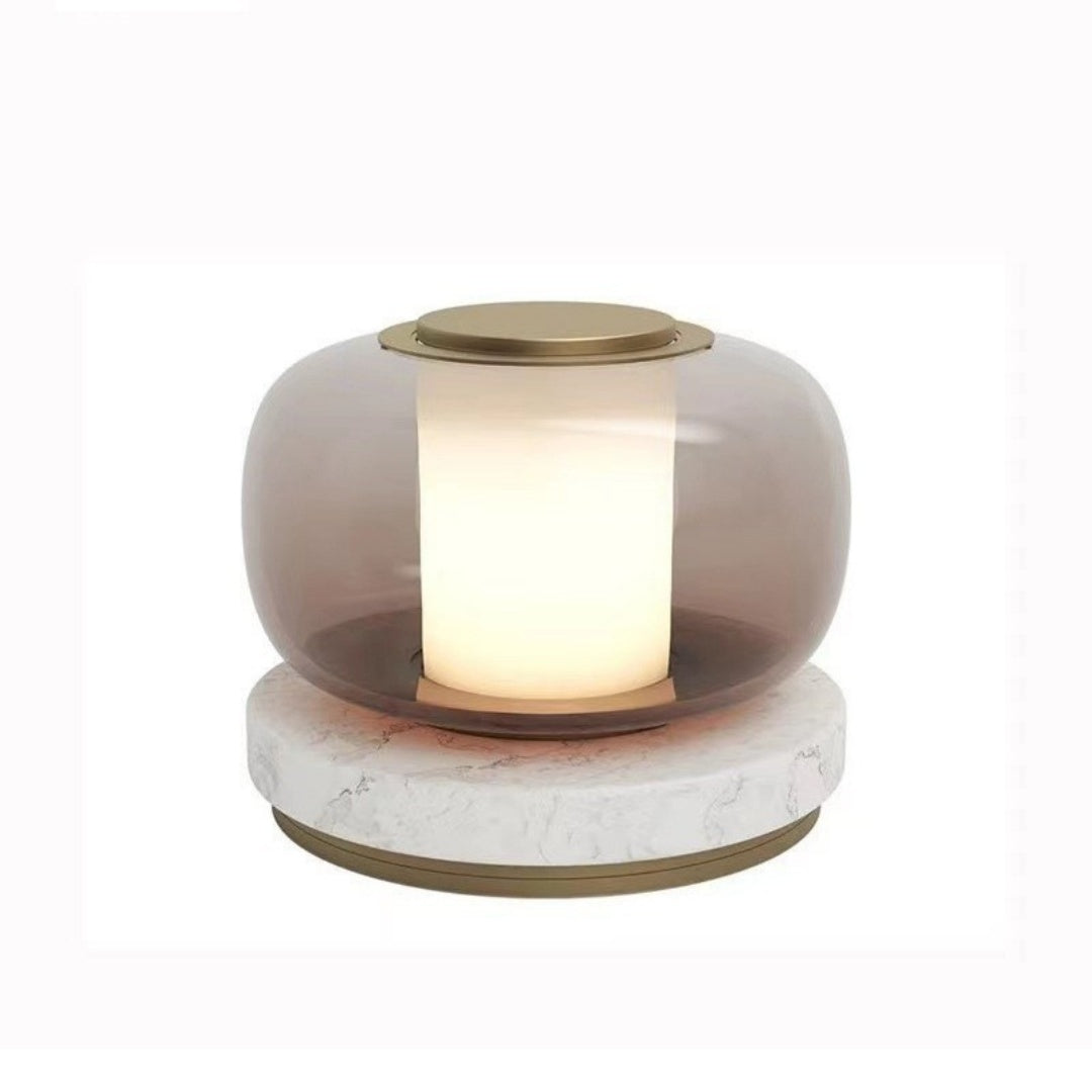 Modern Glass Desk Lamp - Minimalist Art Table Light for Home Office