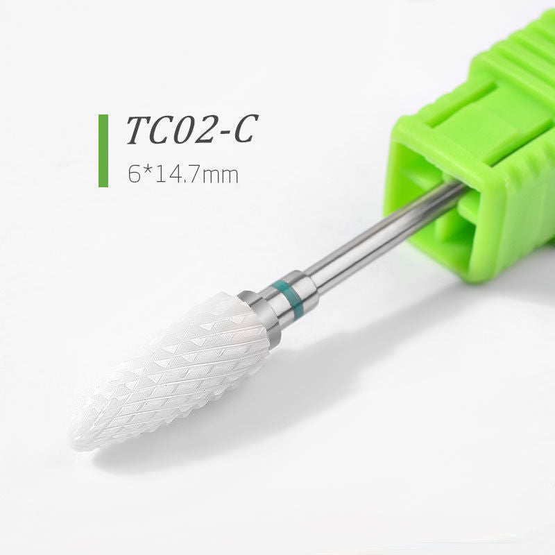 Ceramic Nail Drill Bit - Professional Polishing Bit for Gel Removal & Manicure (50g)