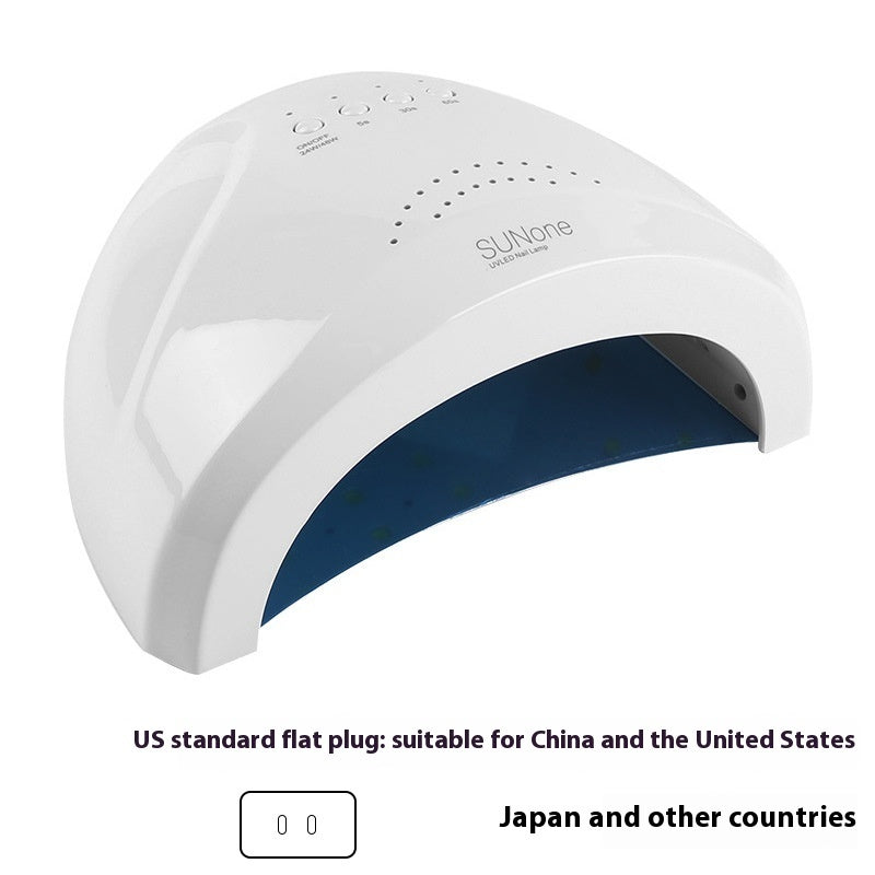 Portable LED Nail Lamp - High-Power Quick-Drying UV Curing Light (441g)