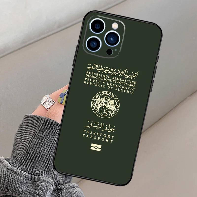 Passport Phone Case - Algeria Serbia Spain Flag Design | Travel Themed Cover