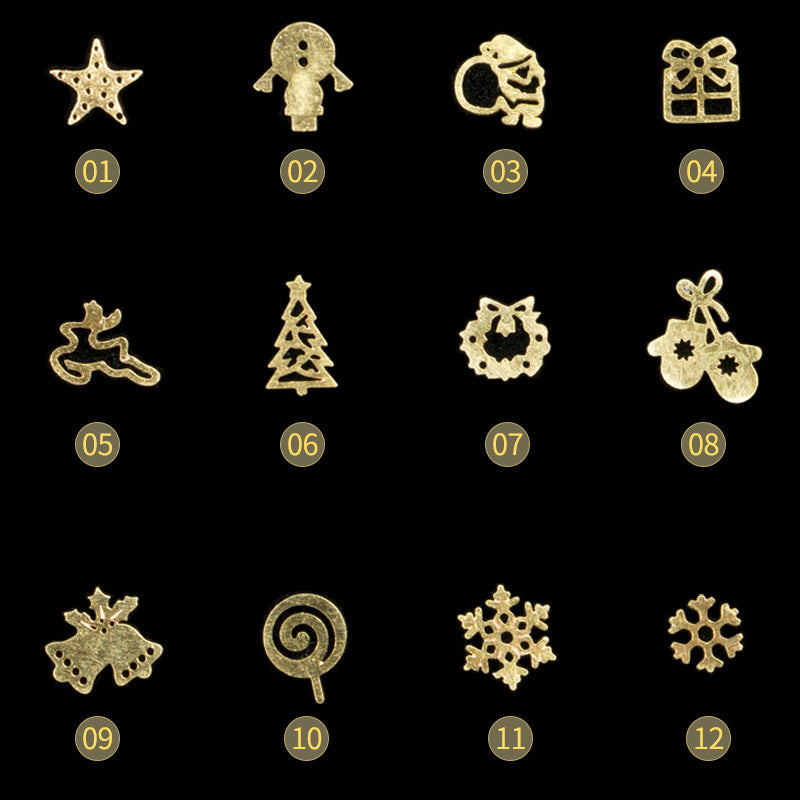 Christmas Nail Art Stickers - Festive Holiday Nail Decals & Designs for Winter Manicure