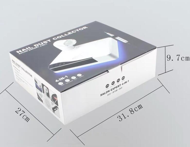 60W Nail Dust Vacuum Cleaner - Professional 3-in-1 Suction & Polishing Machine (1.94kg)