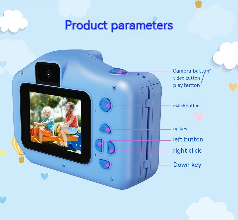 Children's Printing Camera Front And Rear Dual Camera HD Pixel Digital Thermal