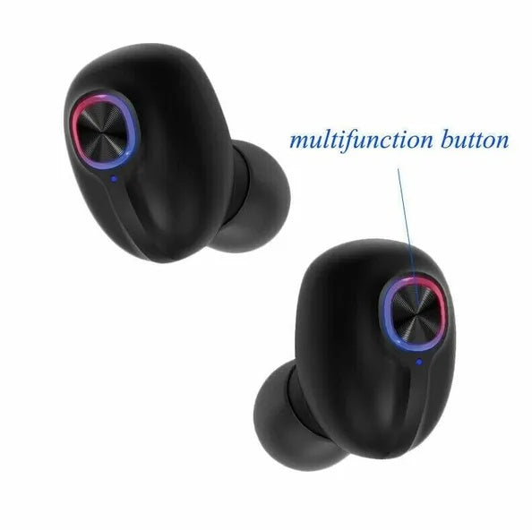 TWS Bluetooth Earbuds Waterproof Bluetooth 5.1 Headset Noise Cancelling Wireless