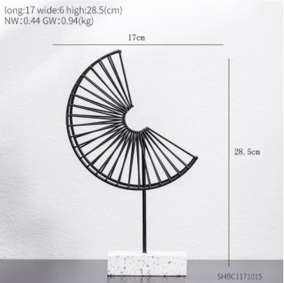 Ginkgo Leaf Metal Wall Art - Modern Black Sculpture Home Decor