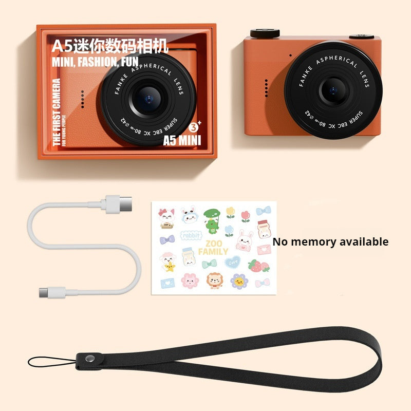 Classic Small Camera Front And Rear Dual Camera Video