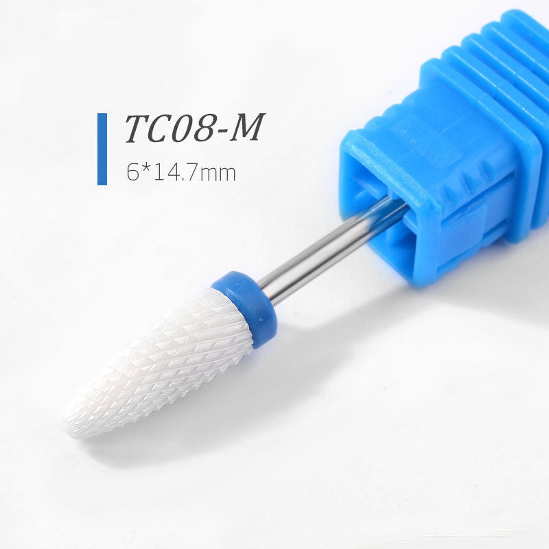 Ceramic Nail Drill Bit - Professional Polishing Bit for Gel Removal & Manicure (50g)