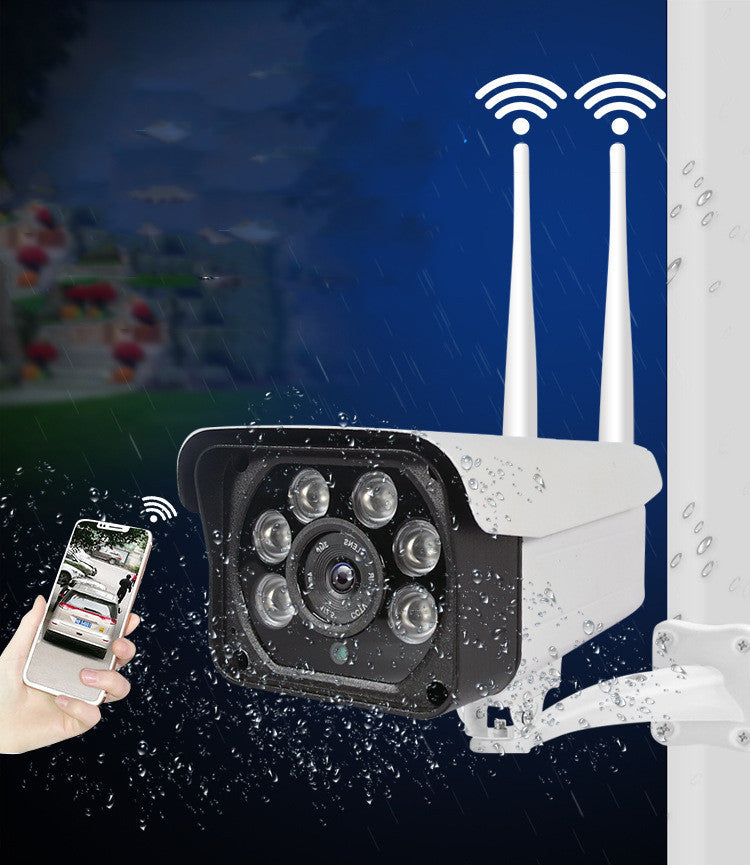 Wireless Network Smart Surveillance Camera Outdoor Rain And Lightning Protection HD Full Color