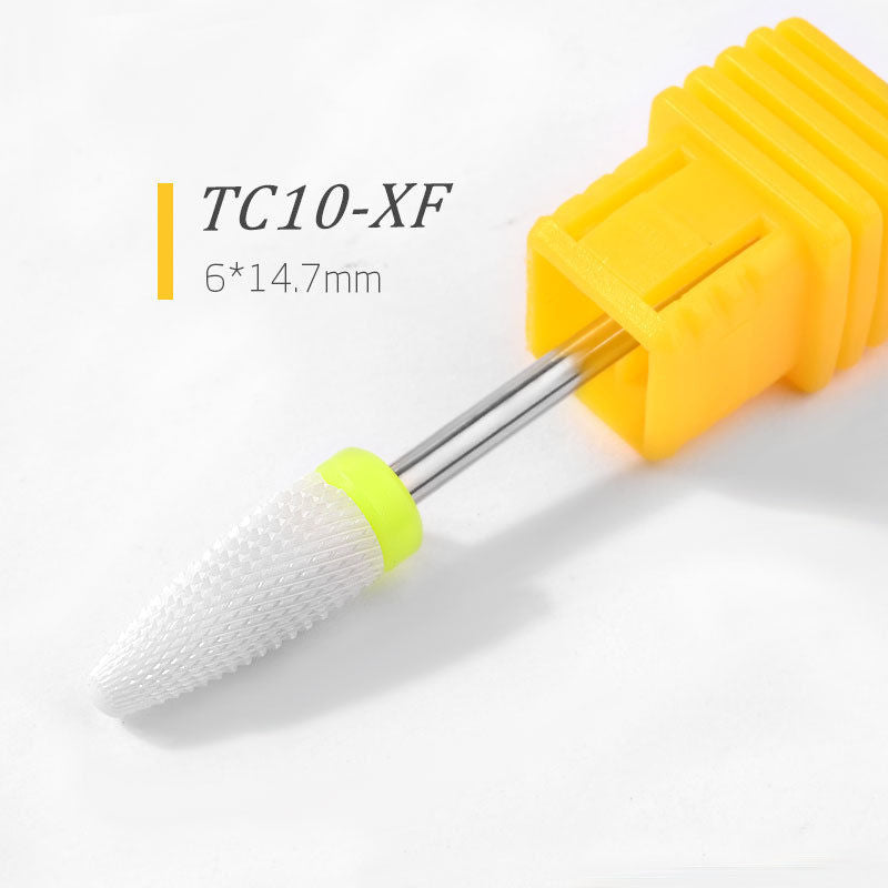Ceramic Nail Drill Bit - Professional Polishing Bit for Gel Removal & Manicure (50g)