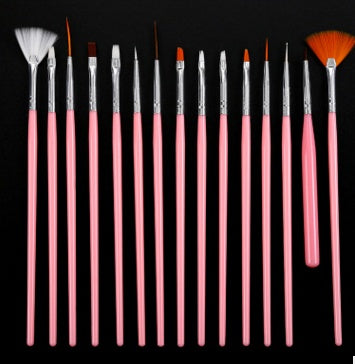 Professional Nail Art Brush Set - Precision Detail Brushes for Nail Design