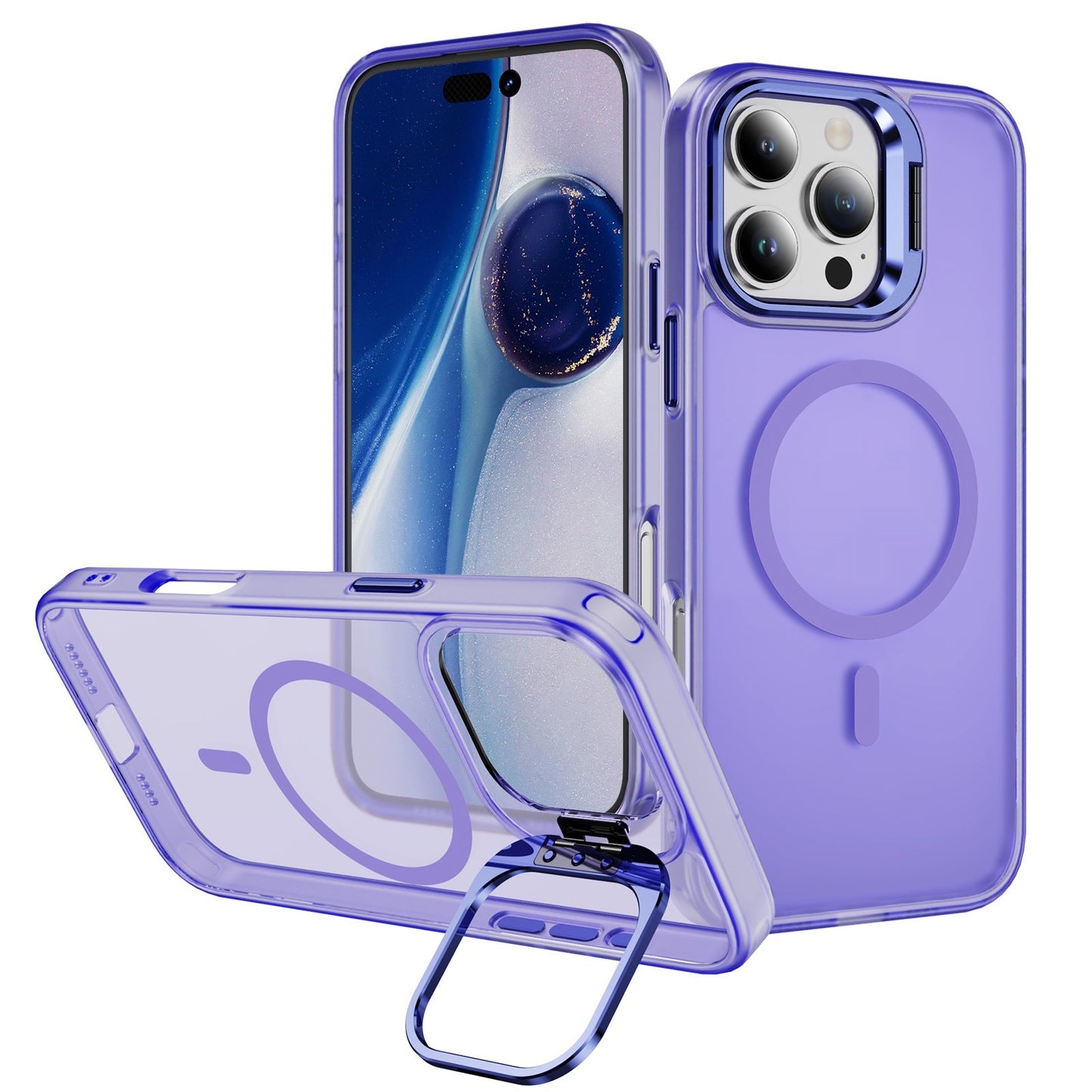 Magnetic Phone Case with Lens Bracket - Universal Camera Protection Cover