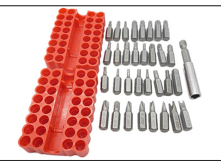33PC Screwdriver Bit Set - Chrome Vanadium Steel CRV Tool Kit