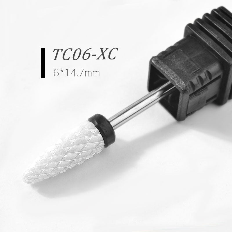 Ceramic Nail Drill Bit - Professional Polishing Bit for Gel Removal & Manicure (50g)