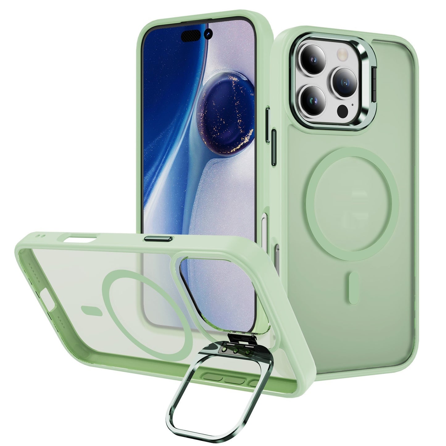 Magnetic Phone Case with Lens Bracket - Universal Camera Protection Cover