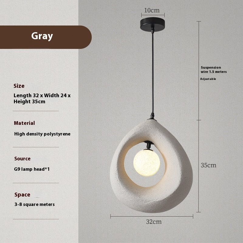 Retro Art Chandelier - Creative Restaurant Pendant Light for Dining Room (4050g)