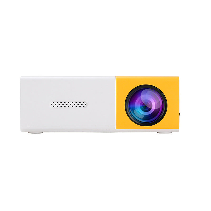 Projection Factory Cross-border Hot Mini-portable Projector Yg300 Small Yellow Machine HD Home Recommend Projector