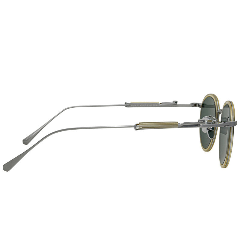 Vintage Round Frame Glasses - Retro Artistic Eyewear for Men & Women