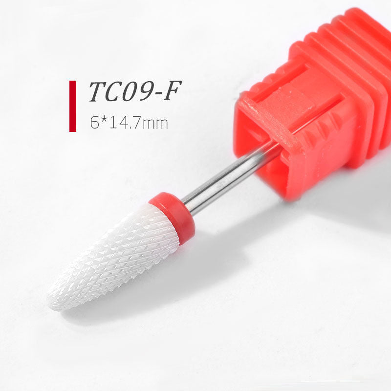 Ceramic Nail Drill Bit - Professional Polishing Bit for Gel Removal & Manicure (50g)