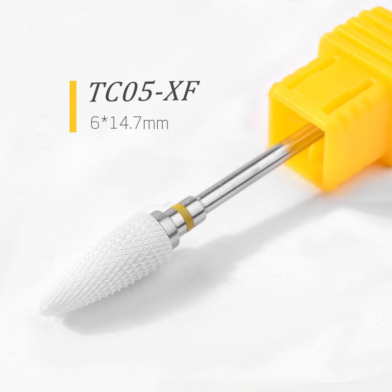 Ceramic Nail Drill Bit - Professional Polishing Bit for Gel Removal & Manicure (50g)