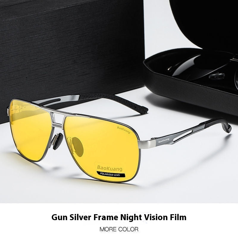Photochromic Sunglasses for Men - Day Night Transition Driving Glasses