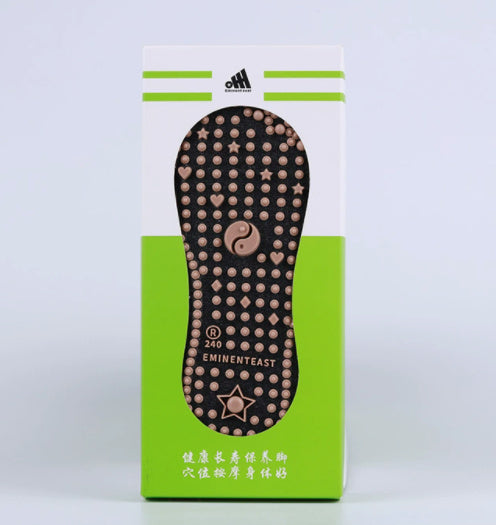 Acupoint Massage Socks - Combed Cotton Reflexology Therapy Socks for Home Use (200g)