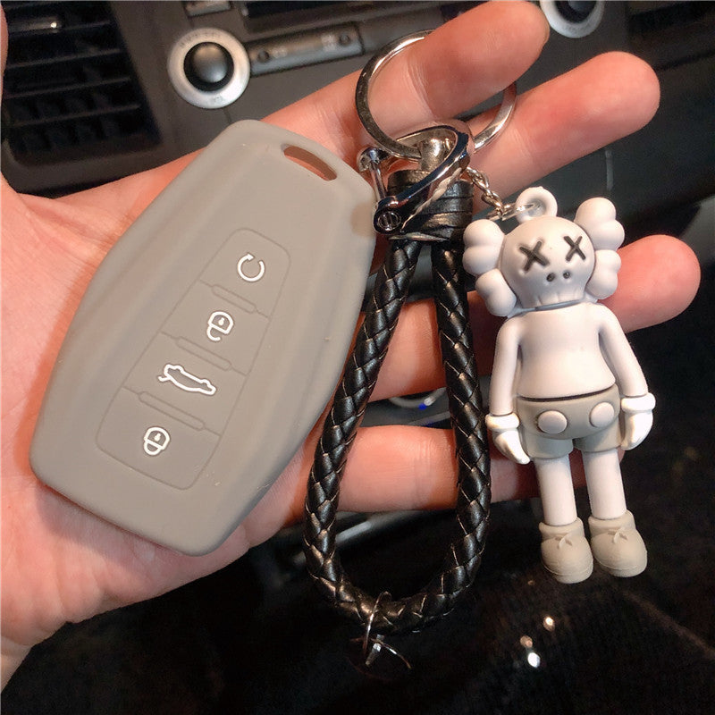 Geely Car Key Cover - Silicone Protective Case for Remote Fob