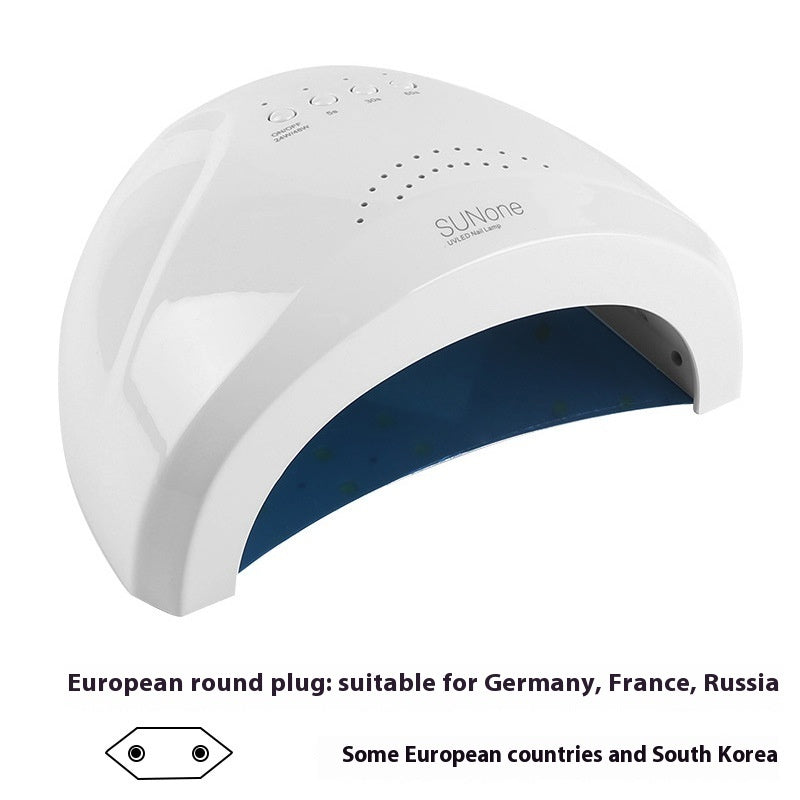 Portable LED Nail Lamp - High-Power Quick-Drying UV Curing Light (441g)