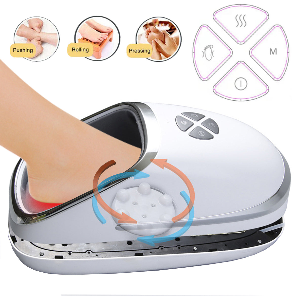 Wireless Pneumatic Foot Massager - Rechargeable Automatic Foot Treatment Shoes | 15W