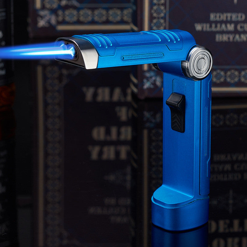Windproof Outdoor Butane Torch Lighter - Refillable Camping Ignition Gun