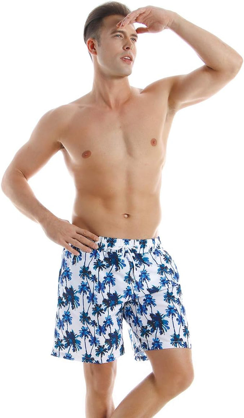 Family Swimsuits Matching Set Summer Beach Palm Bathing Suits