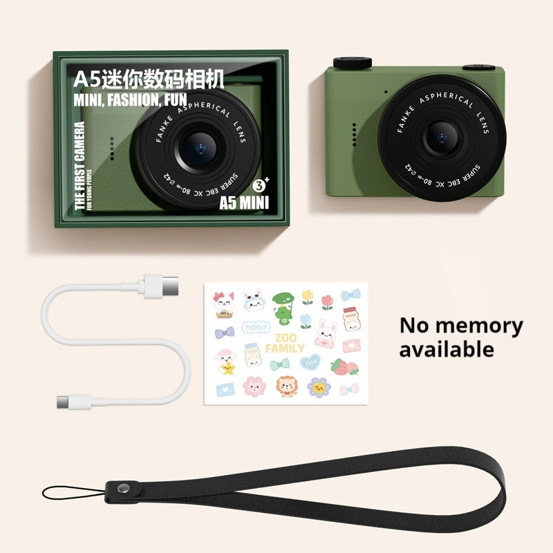 Classic Small Camera Front And Rear Dual Camera Video