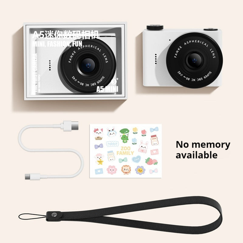 Classic Small Camera Front And Rear Dual Camera Video