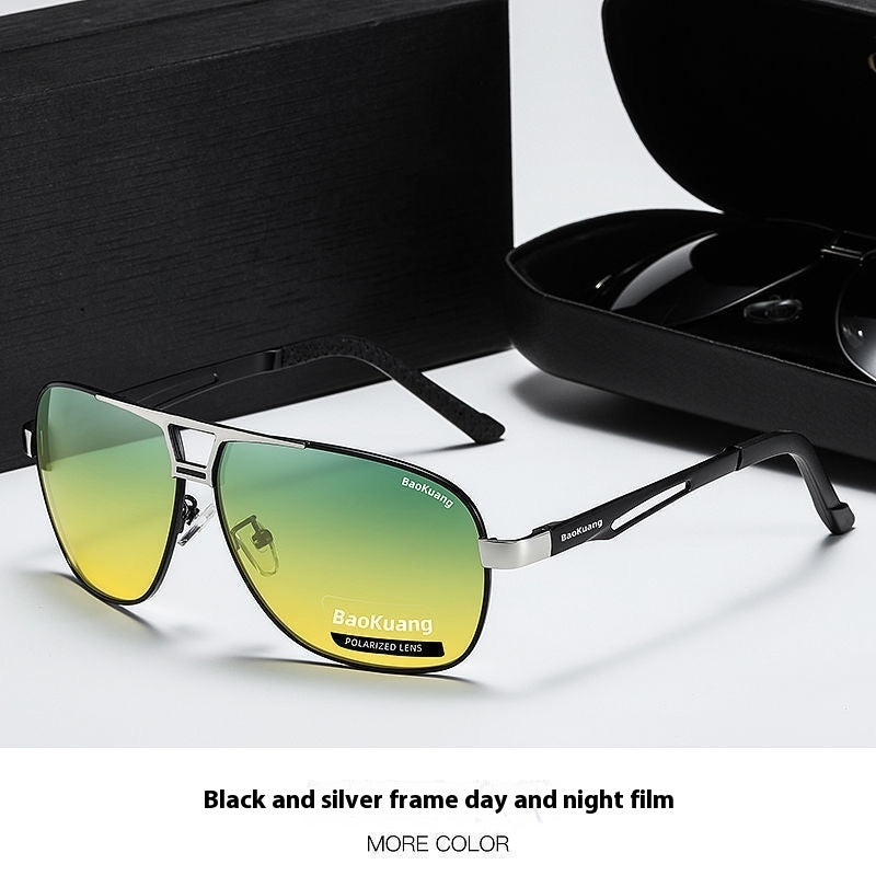 Photochromic Sunglasses for Men - Day Night Transition Driving Glasses