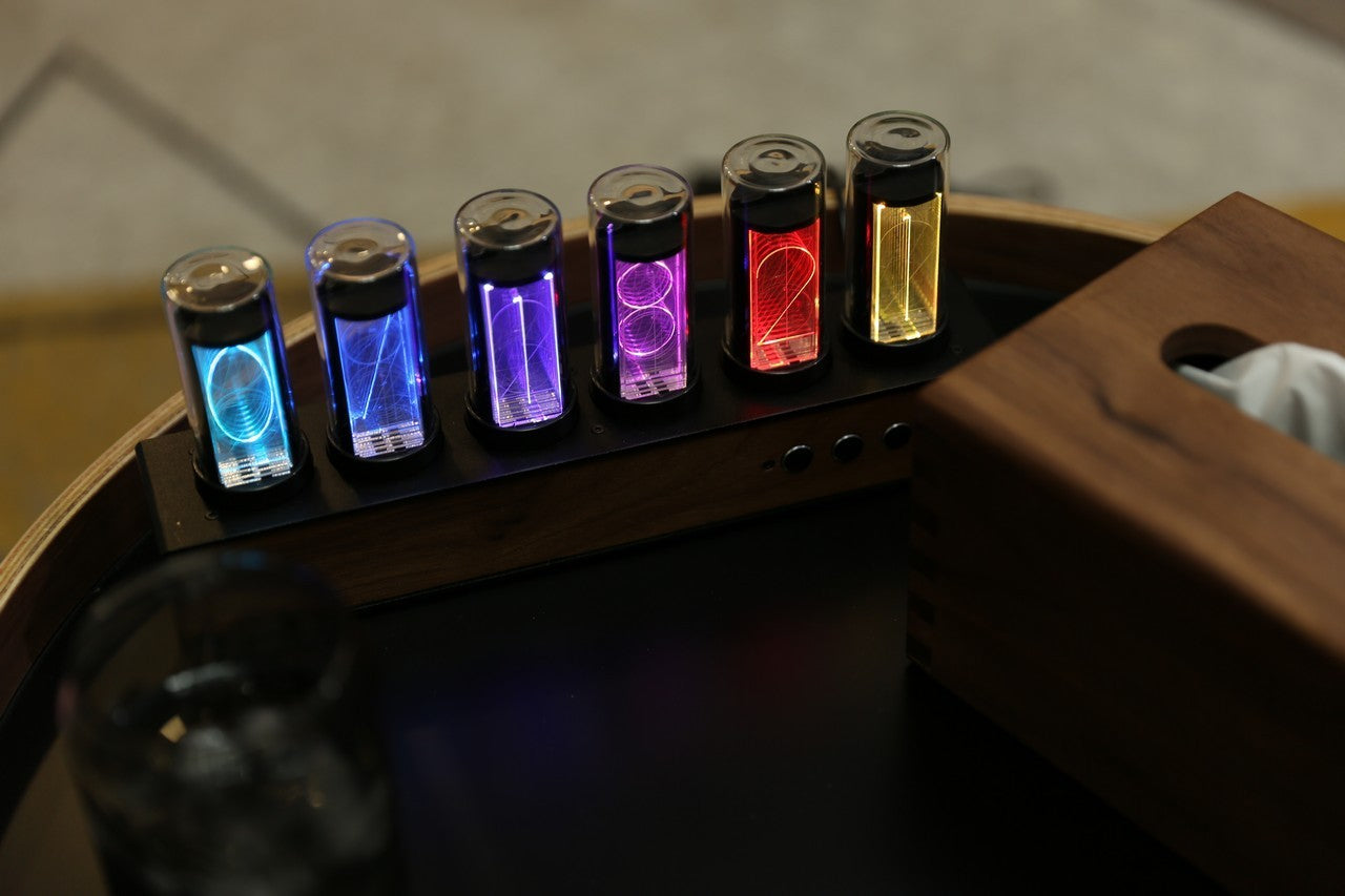 LED Digital Alarm Clock - Modern 7-Color Display with USB Power for Bedroom & Office